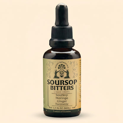 Munay Botanicals Organic Soursop tincture bottle displayed on a clean background, highlighting premium herbal extract for natural daily wellness.